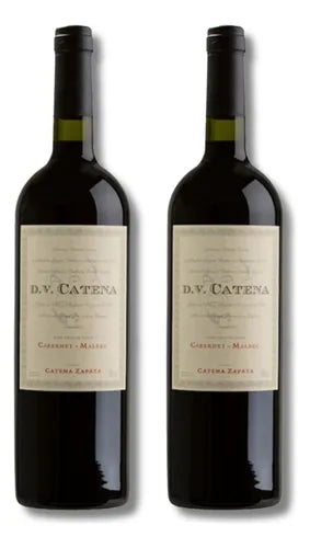 Kit 2 Vinhos Argentinos - D.V Catena Malbec 750 mL + Winepopper